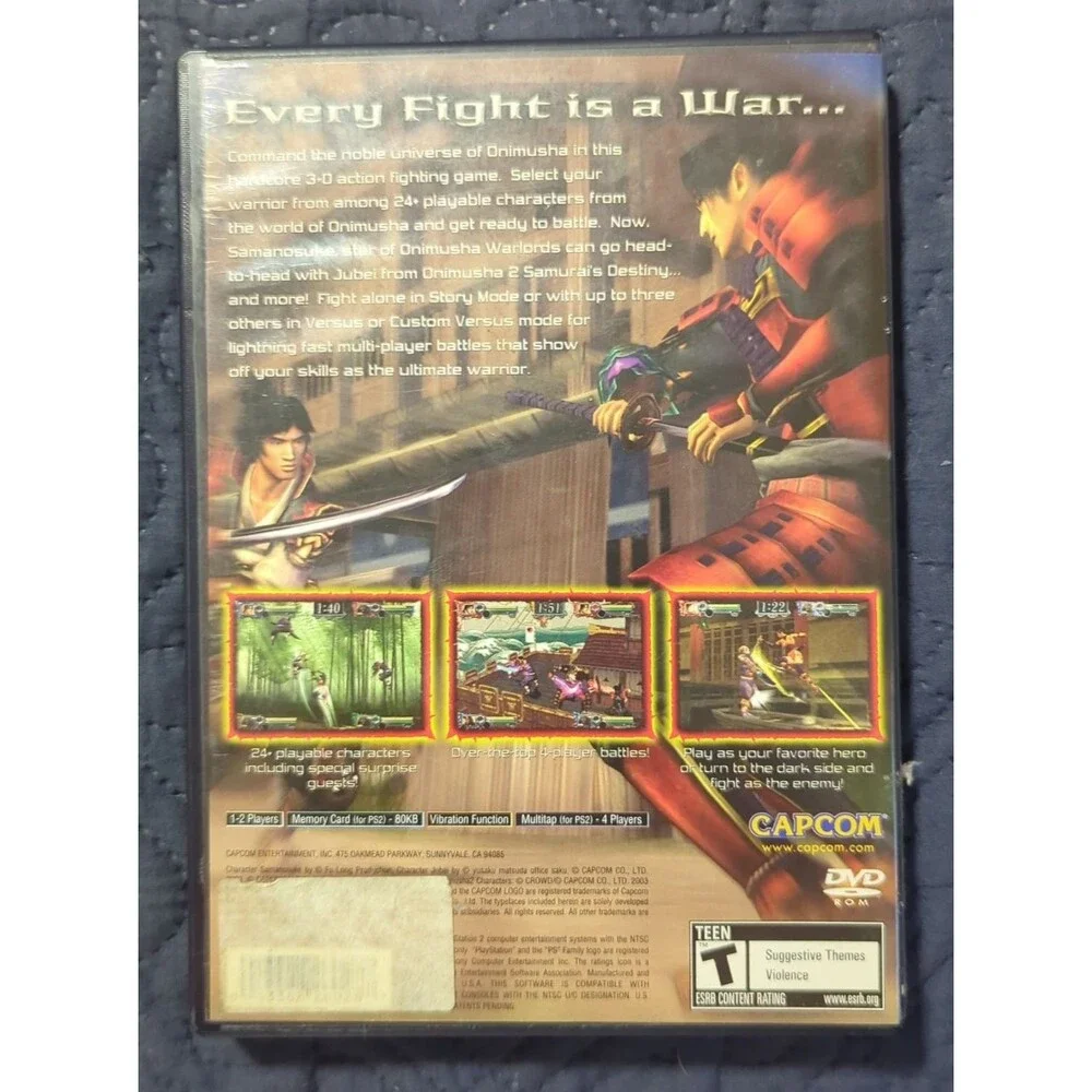 Capcom Onimusha Blade Warriors PS2